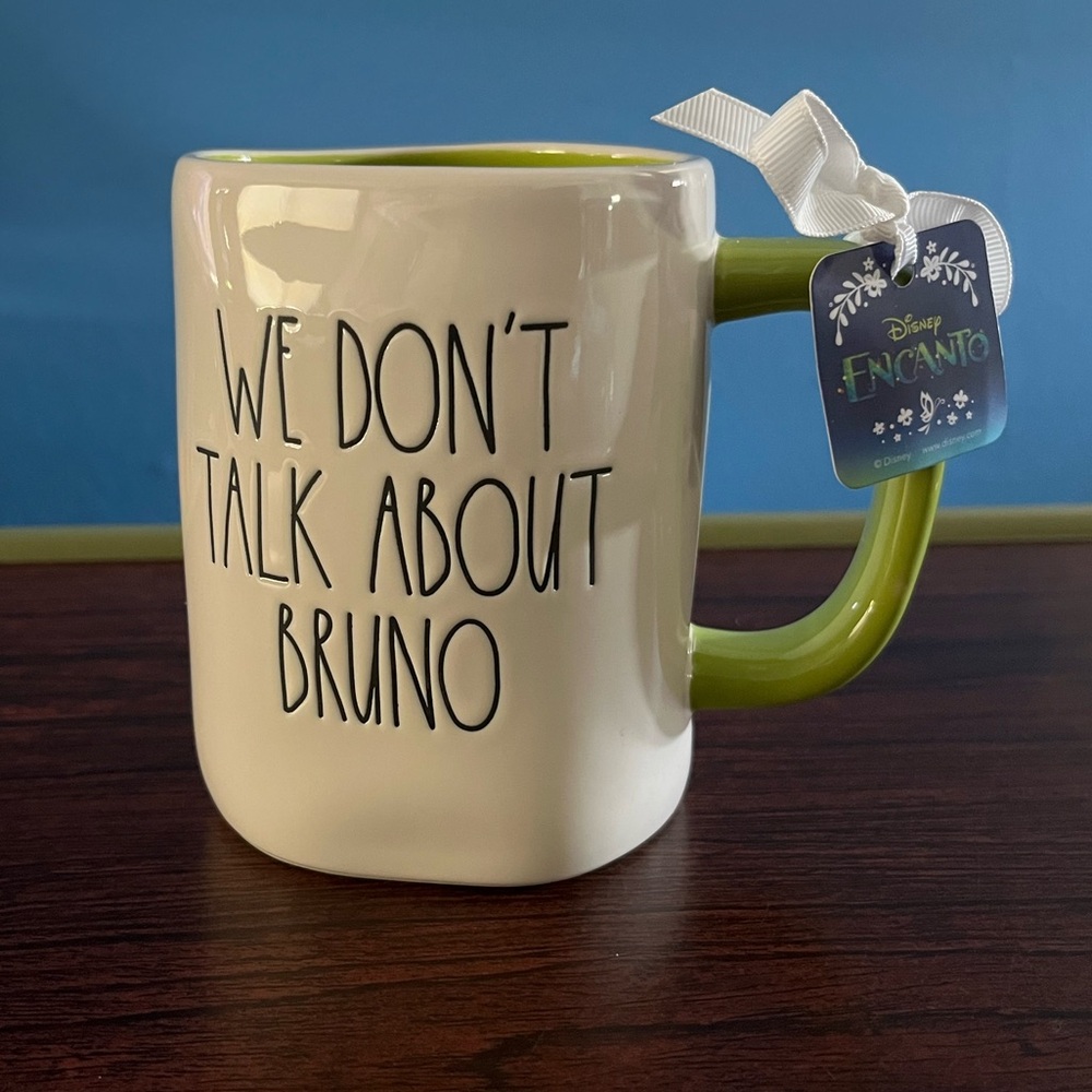 Disney/Rae Dunn Encanto White and Green Bruno Mug